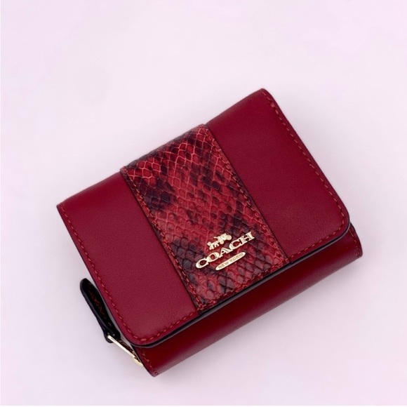 Coach Small Trifold Wallet In Colorblock - Picture 5 of 10